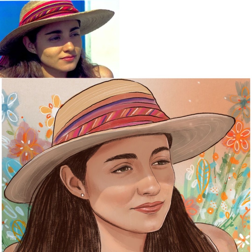 dibujos a partir de una foto antigua